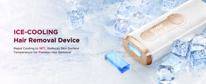 Épilateur laser IPL avec refroidissement par glace