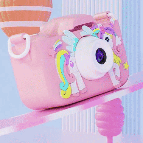 camera hd unicorn gif