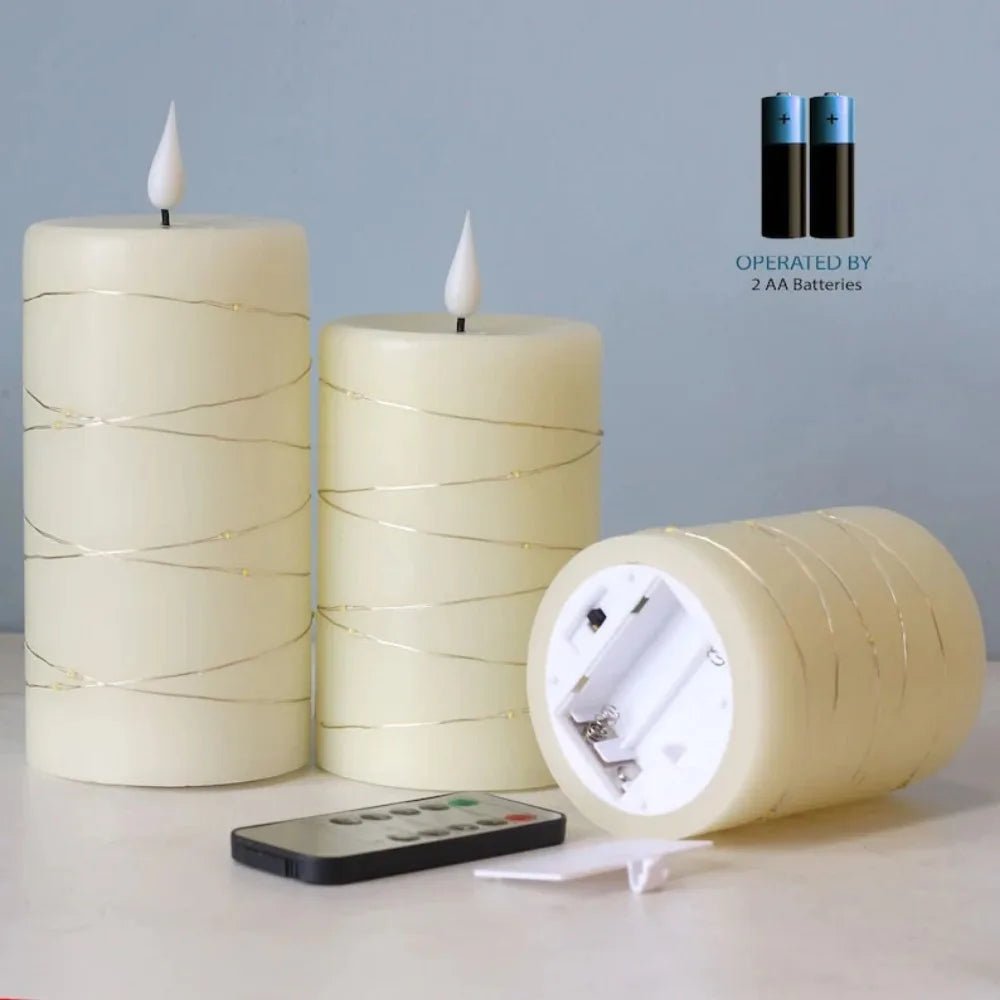 Bougies LED en fil - Techni Tendresse