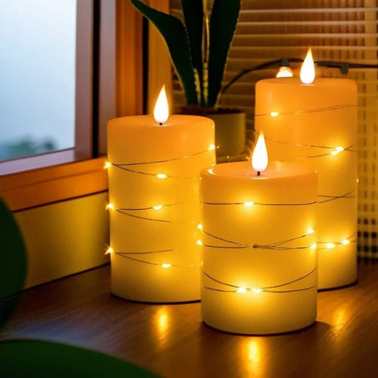 Bougies LED en fil - Techni Tendresse