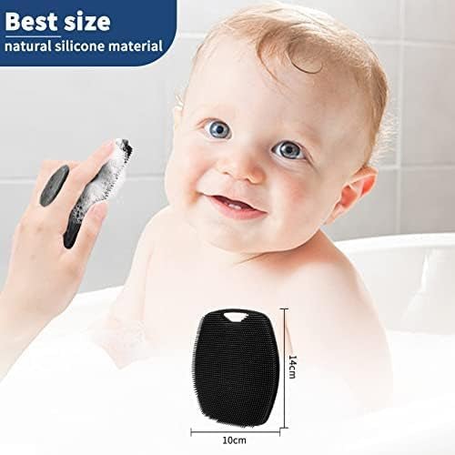 Brosse exfoliante mousseuse bebe souriant