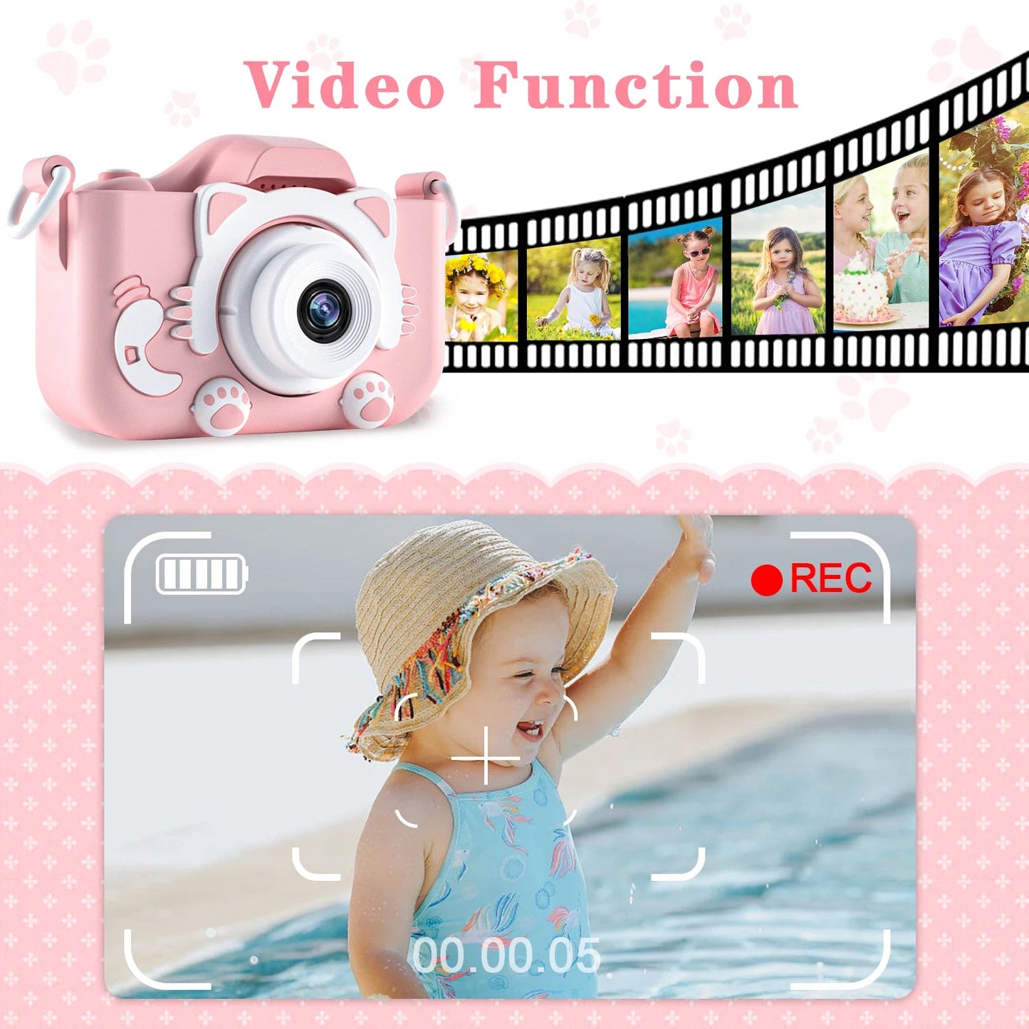 Caméra HD unicorn video fonction