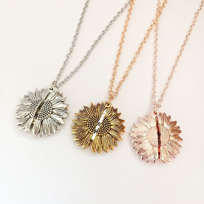 collier-Sunshine Tournesol -choix-sans-support