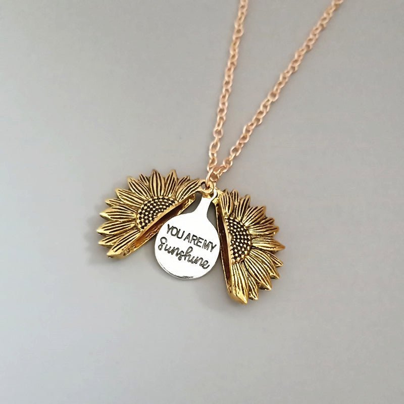 collier Sunshine Tournesol or le tout