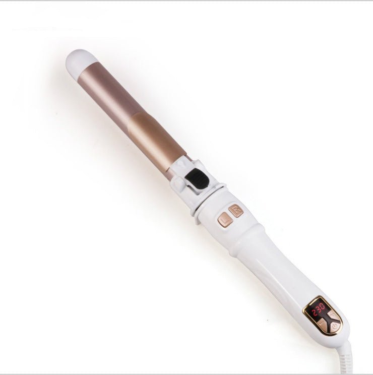 Fer à friser rotatif automatique blanc exemplaire