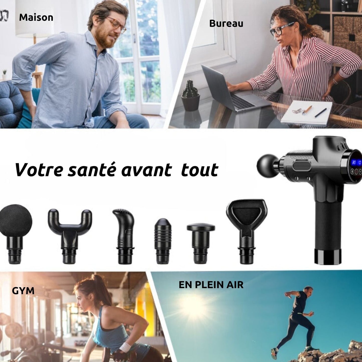 FlexiRelax - Le pistolet masseur bouchons