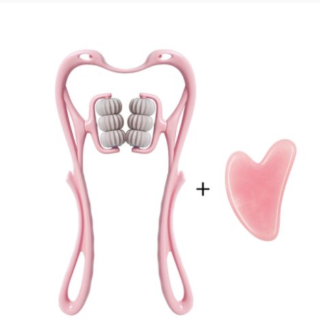 NeckEase - Massage thérapeutique rose gua sha