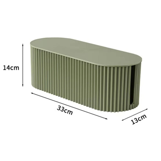 organisateur de fils electriques vert dimensions