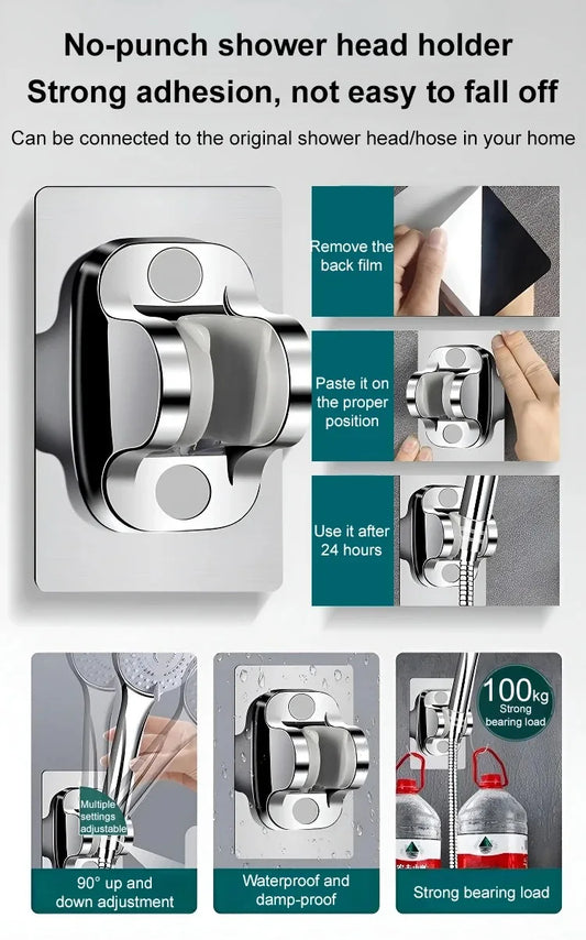 pommeau de douche arrondi effet sur peau installation support