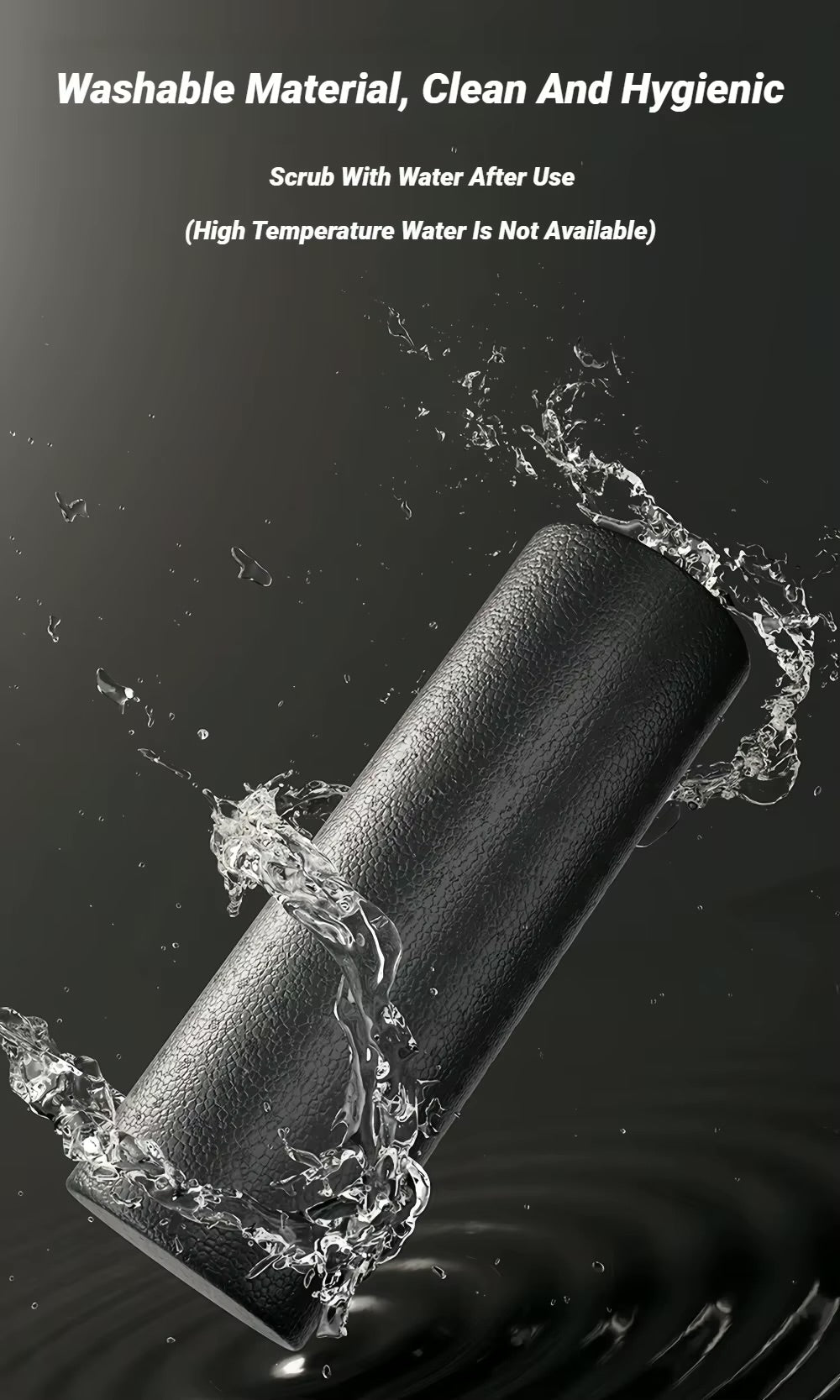 rouleaux de massage en mousse nettoyable