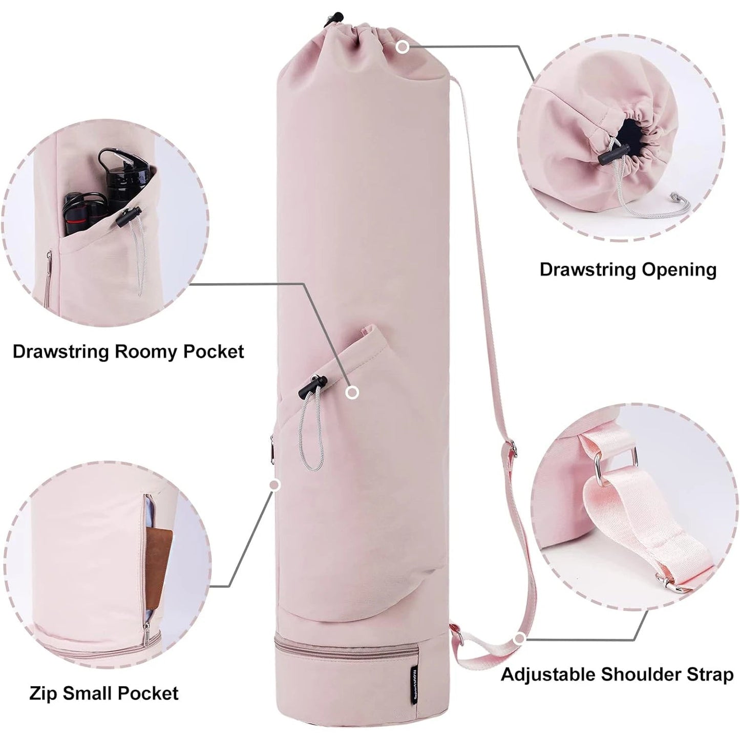 sac de transport pour yoga caractéristiques physiques