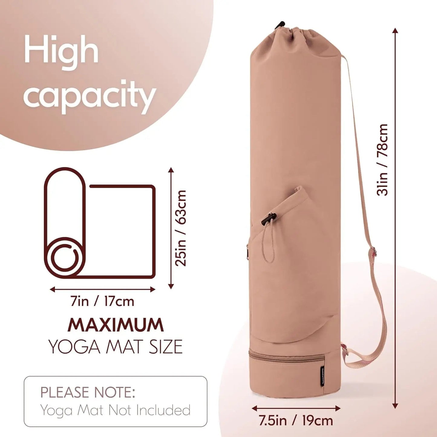 sac de transport pour yoga dimensions