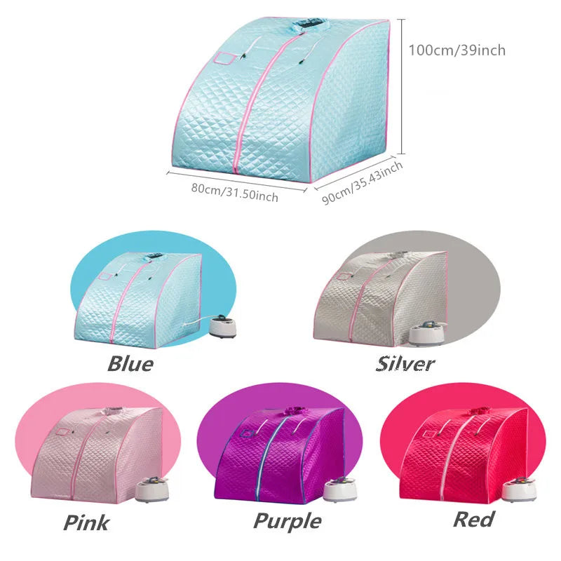 sauna dimensions couleurs