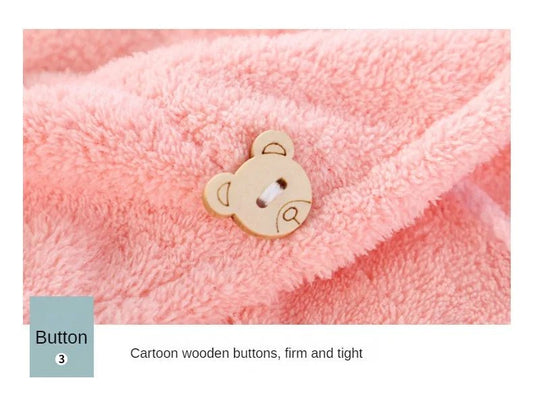 Serviette de tête avec boucle d'animal - Techni Tendresse