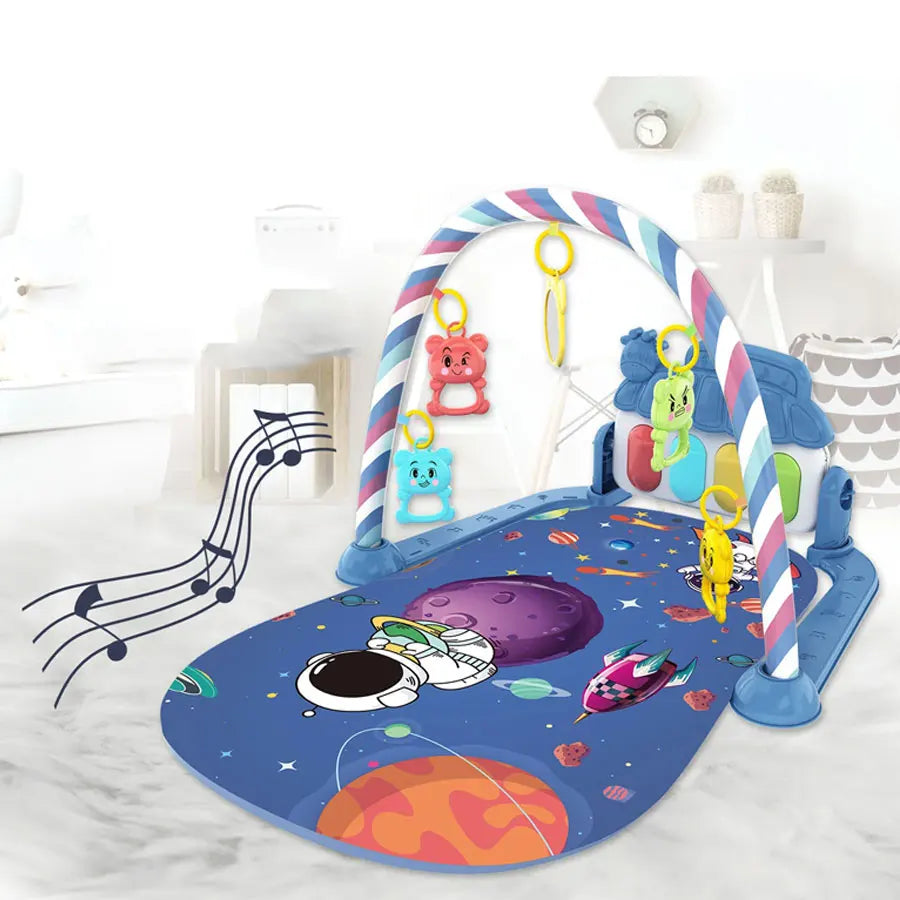 tapis-éveil dans un decor a l ordinateur