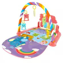 tapis d’éveil violet elephant