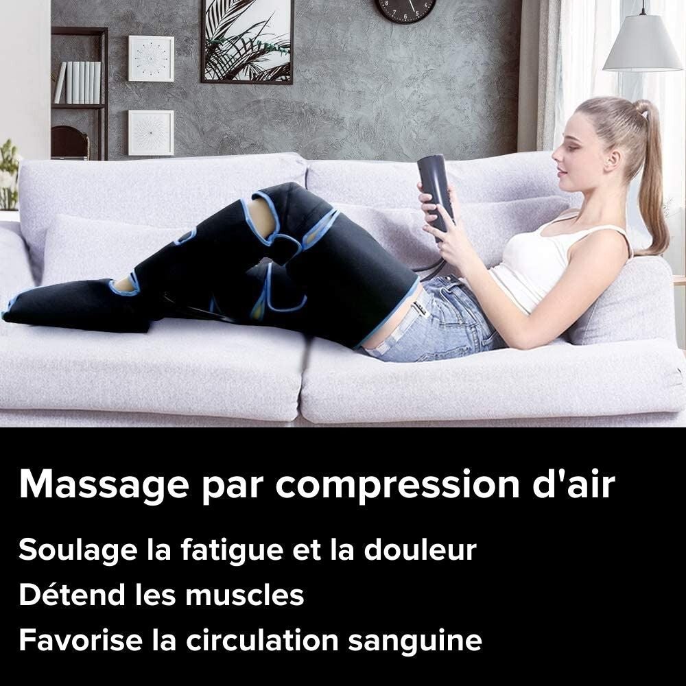 Wellness360 : Masseur de Jambes à Pression d'Air (CJ) effets