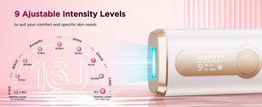 Épilateur laser IPL avec refroidissement par glace