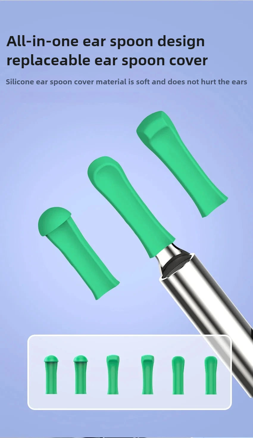 Cure oreille avec caméra intégrée