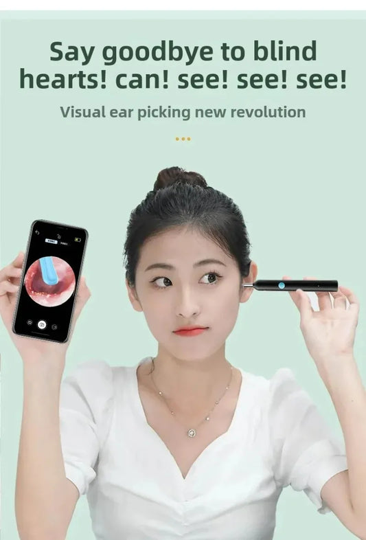 Cure oreille avec caméra intégrée