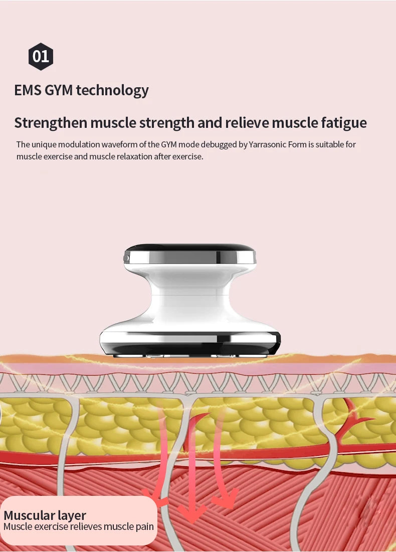 appareil de massage anti-cellulite dessin effet sur muscle