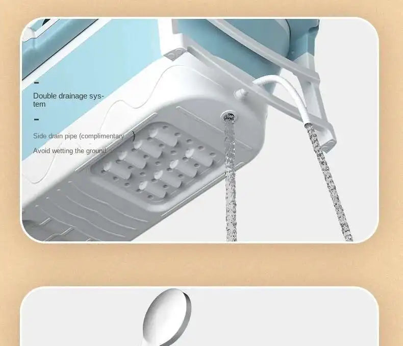 bain pliable et portatif drainage