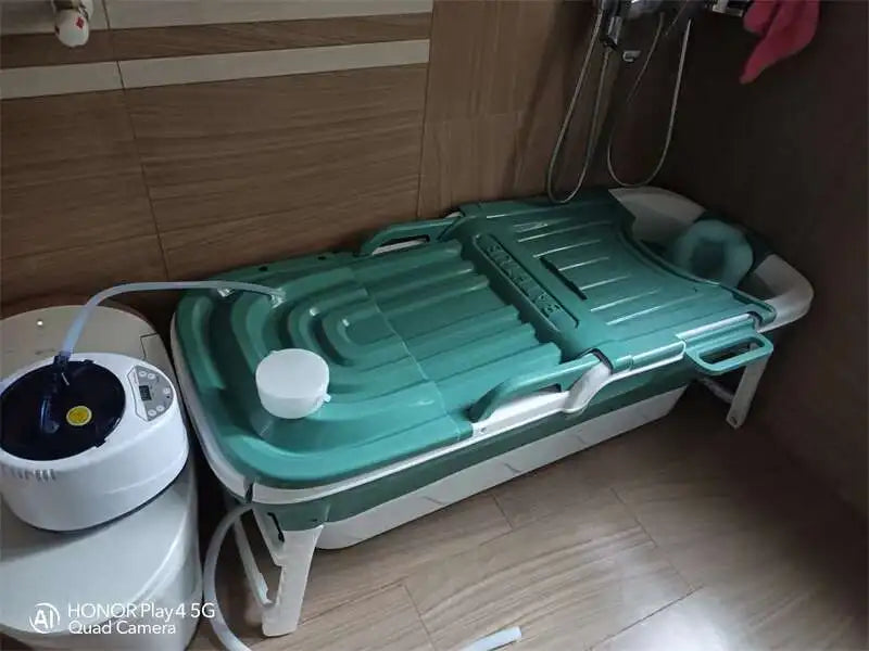 bain pliable et portatif exemple dans douche