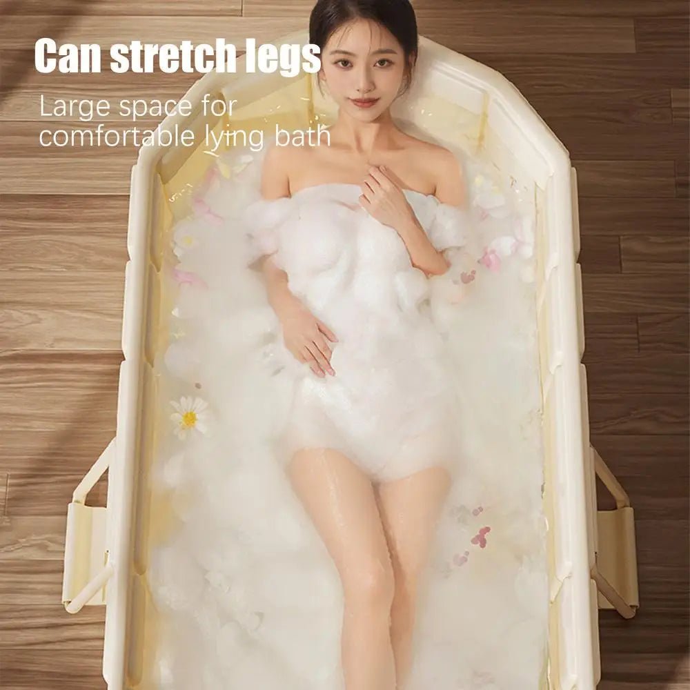 Bain pliable PVC espace pour s allonger