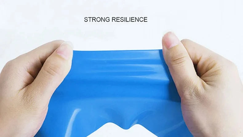 bande elastique de resistance bleu etire