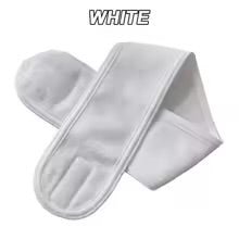 bandeau large en eponge blanc