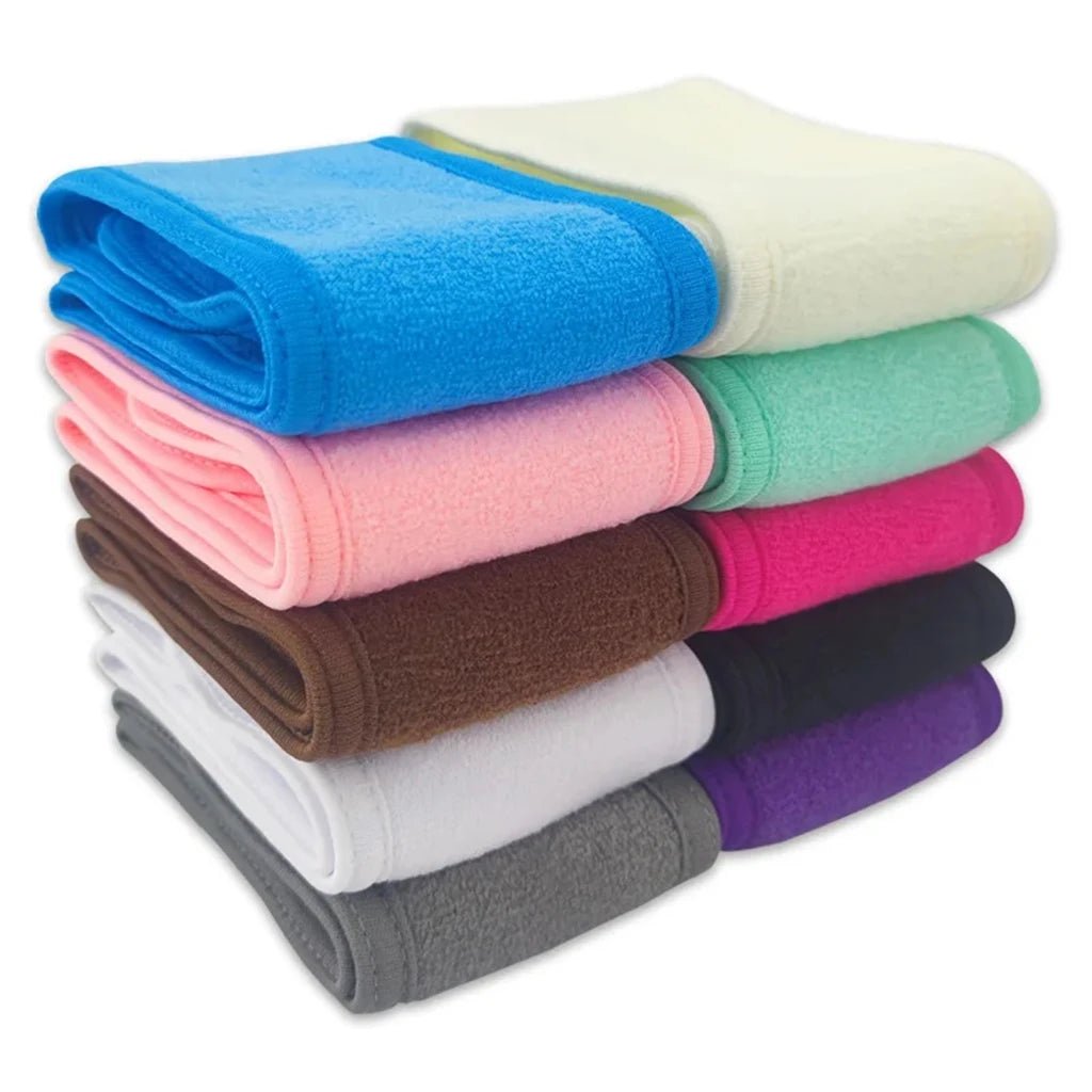 bandeau large en éponge couleurs pliées