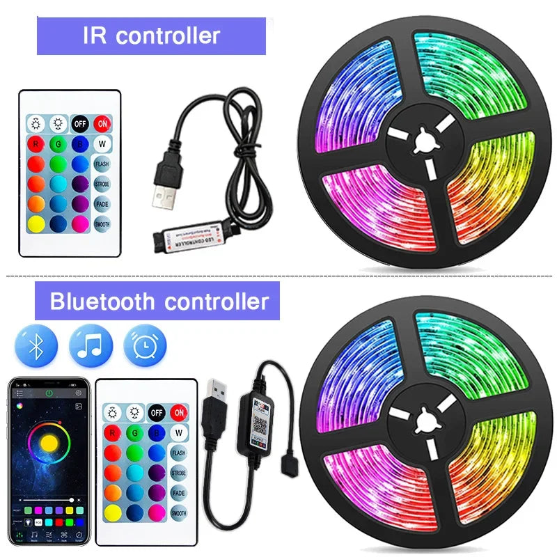 bandes lumineuses LED USB choix de telecommandes