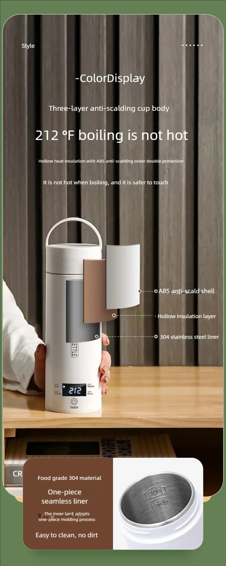 bouilloire electrique portative couches