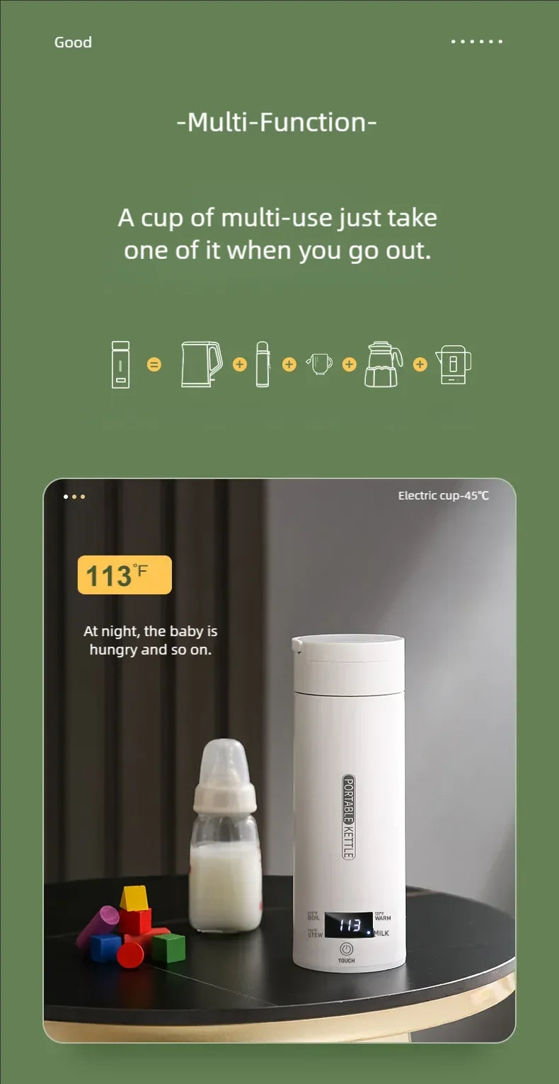 bouilloire electrique portative multifonctions