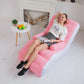 chaise gonflable cliente satisfaite