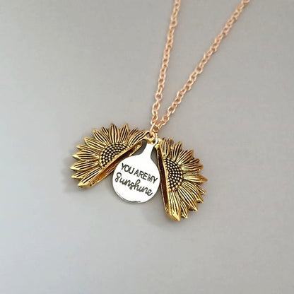 collier Sunshine Tournesol or le tout