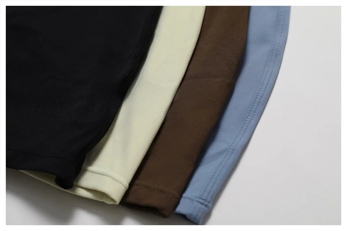 combinaison de yoga opaque a manches courtes couleurs