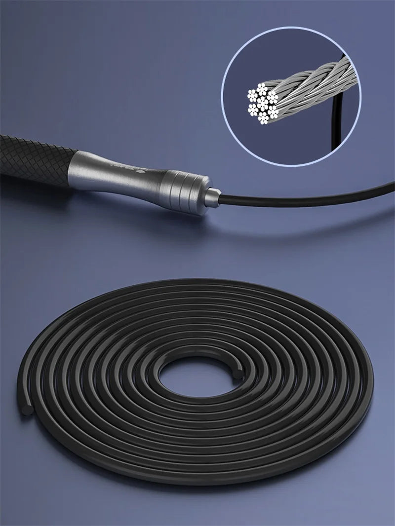 corde a sauter de vitesse fibres