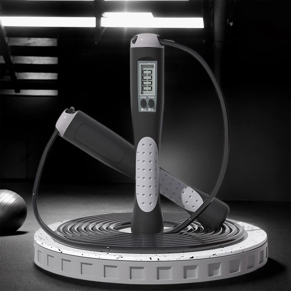 corde a sauter numerique avec compteur noir