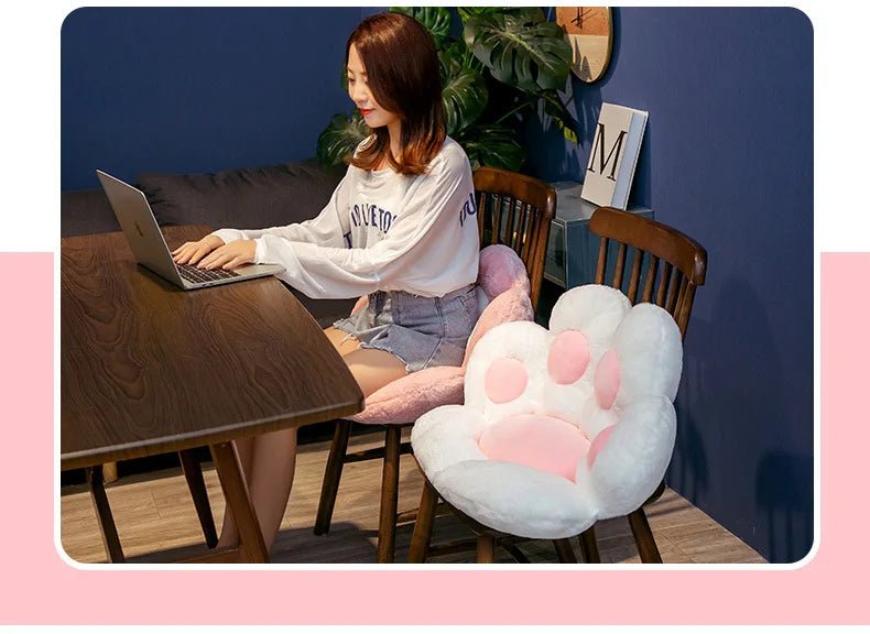 Coussin patte de chat - Techni Tendresse