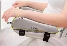 coussinets d'accoudoir gris dimensions