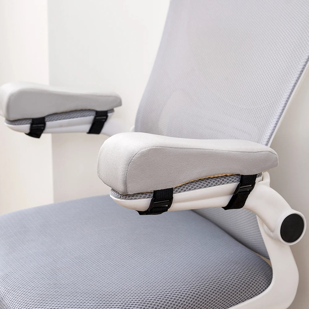 coussinets d'accoudoir presentation sur fauteuil de bureau