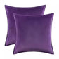 couverture de coussin en velour 13 Teinte violette