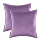 couverture de coussin en velour 14 teinte violette
