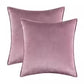 couverture de coussin en velour 15 teinte violette