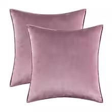 couverture de coussin en velour 15 teinte violette