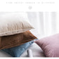 couverture de coussin en velour presentation
