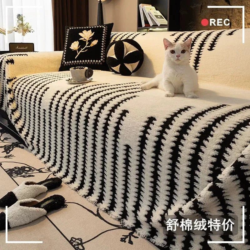 couvetures de sofa blanc filtre caméra enregistrement