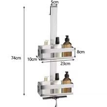 etagere de douche pour homme argent deux etages dimensions