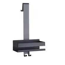 etagere de douche pour homme  en noir vide